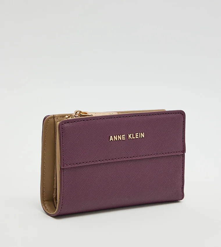 آن كلاين Anne Klein Textured Zippered Wallet